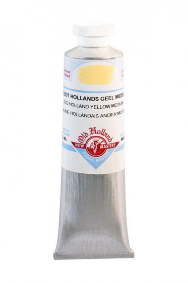 Old Holland Classic Acrylics: Old Holland Yellow Medium 60ml