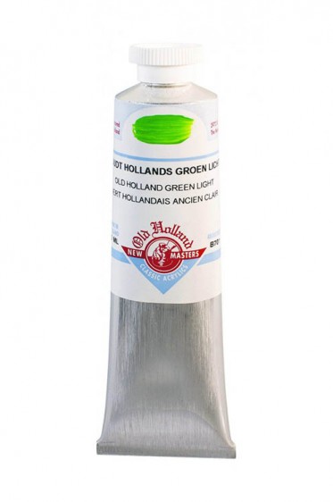 Old Holland Classic Acrylics: Old Holland Green Light 60ml