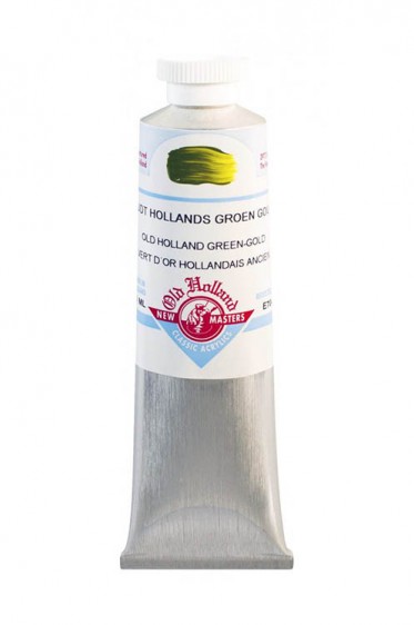 Old Holland Classic Acrylics: Old Holland Green Gold 60ml