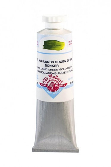Old Holland Classic Acrylics: Old Holland Green Gold Deep 60ml