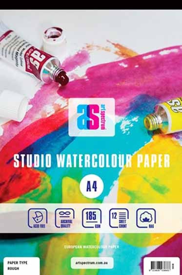 Art Spectrum Studio Watercolour PAD A4 Rough 185gsm