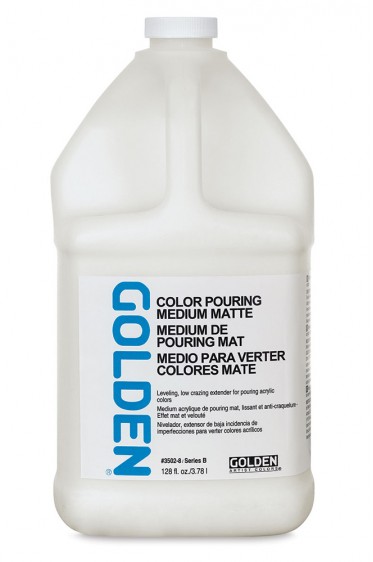 Golden Acrylic Medium: Color Pouring Medium Matte 1 Gallon