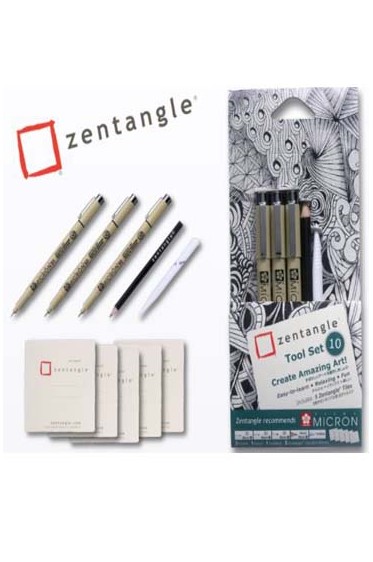 Sakura Pigma Micron: Sakura Zentangle  Tool Set 10pcs