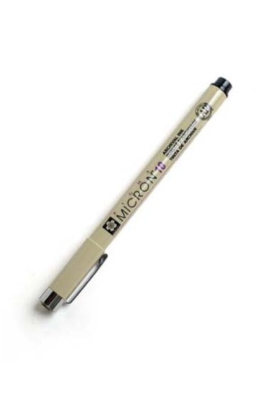 Sakura Pigma Micron: Pigma Micron Black 10