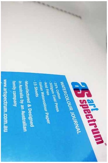 Art Spectrum 35% Cotton Watercolour JOURNAL A6 Cold Pressed 300gsm