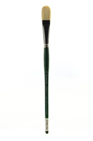 Grumbacher Gainsborough Brush: 1271 Hog Bristle Filbert 12