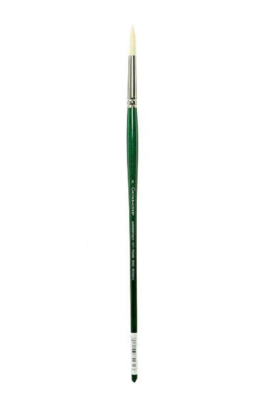 Grumbacher Gainsborough Brush: 1271 Hog Bristle Round 6
