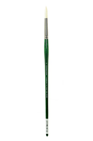 Grumbacher Gainsborough Brush: 1271 Hog Bristle Round 8