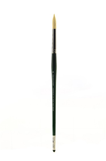 Grumbacher Gainsborough Brush: 1271 Hog Bristle Round 10