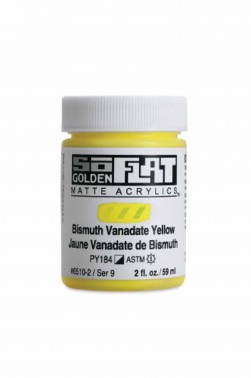 Golden SoFlat Matte Acrylic: SoFlat Bismuth Vanadat Yellow 59ml