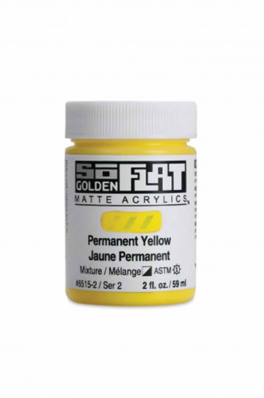 Golden SoFlat Matte Acrylic: SoFlat Cadmium Primrose 59ml