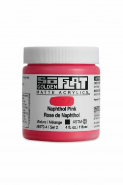 Golden SoFlat Matte Acrylic: SoFlat Naphthol Pink 118ml