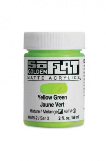 Golden SoFlat Matte Acrylic: SoFlat Cadmium Primrose 59ml