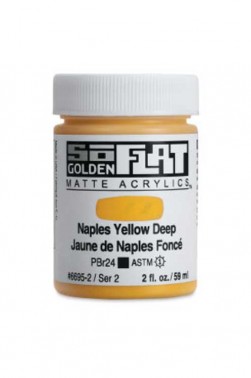 Golden SoFlat Matte Acrylic: SoFlat Cadmium Primrose 59ml