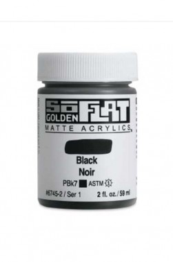 Golden SoFlat Matte Acrylic: SoFlat Black 59ml