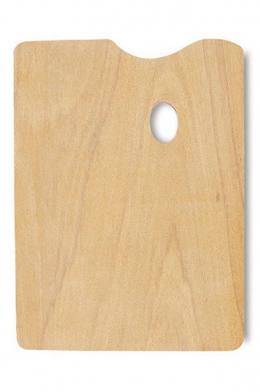 Stationery Finished Rectangular Wood Palette 30cmx40cm