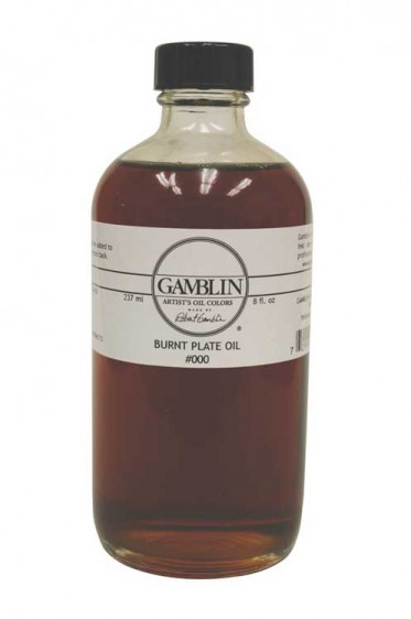 Gamblin Inks Medium: Burnt Plate Oil 000 8oz