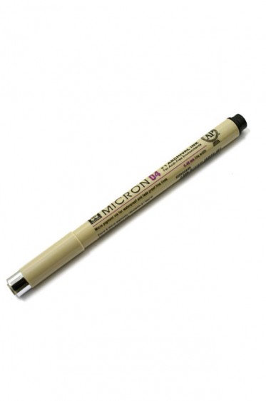 Sakura Pigma Micron: Pigma Micron Black 04