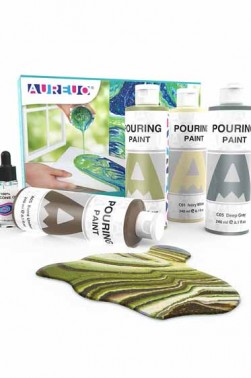 Phoenix Acrylic: Aureuo Pouring Lost in Jungle Painting kit 15pcs