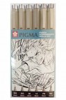 Sakura Pigma Micron:  Pigma Intermediate Manga Set