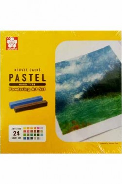 Sakura Nouvel Carré Pastel: Hard Type 24 Colors Set B