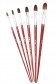 XDT Quality Brush: 6106 Kolinsky Filbert Set 