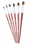 XDT Quality Brush:  6106 Kolinsky Filbert Set