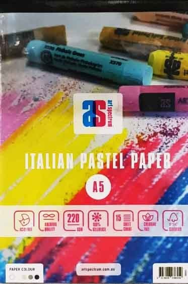 Art Spectrum Pastel PAD A5 Assorted Greys 220gsm