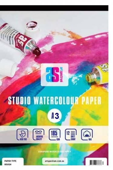 Art Spectrum Studio Watercolour PAD A3 Rough 185gsm