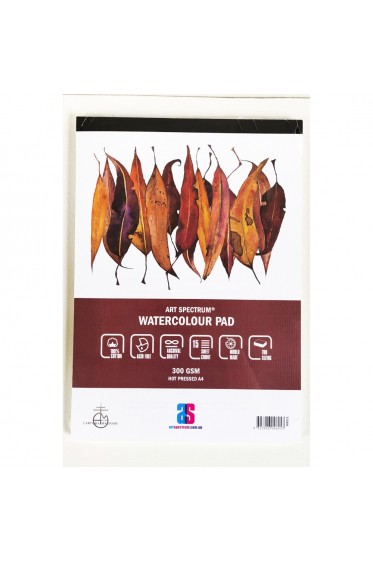 Art Spectrum 100% Cotton Watercolour PAD A4 Hot Pressed 300gsm