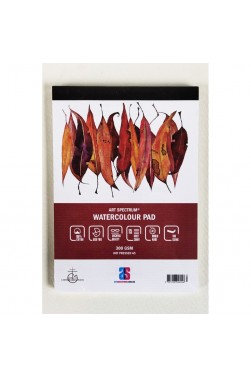 Art Spectrum 100% Cotton Watercolour PAD A5 Hot Pressed 300gsm +1 Free Derivan Ergopro Marker(random color)