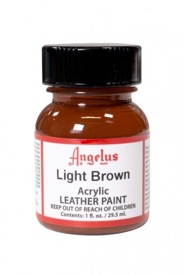 Angelus Acrylic Leather Paint: Tan 1oz
