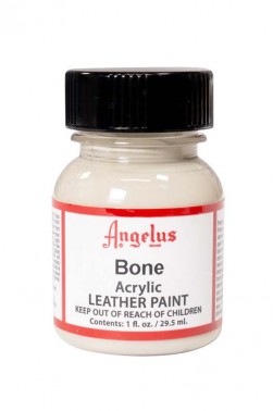 Angelus Acrylic Leather Paint: Bone 1oz