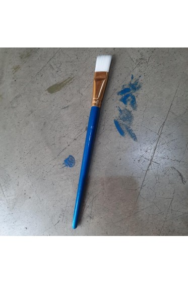 Kulay Art Materials 101 Synthetic Nylon Flat Brush #12 Short Handle