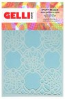 Gelli Arts®: Edelweiss Stencil - Designed by Marsha Valk! (5x7")