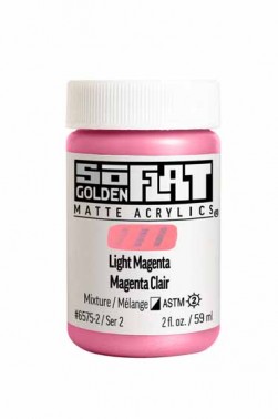 Golden SoFlat Matte Acrylic: SoFlat Light Magenta 59ml