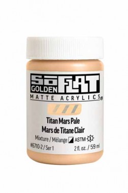 Golden SoFlat Matte Acrylic: SoFlat Titan Mars Pale 59ml