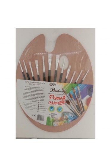 Berkeley Brush:  12 Set with Palette