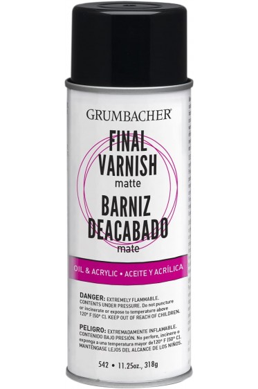 Grumbacher Oil Medium: Picture Varnish Matte 325ml