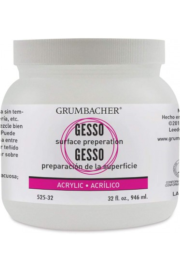 Grumbacher Acrylic Medium: Grumbacher Gesso 946ml