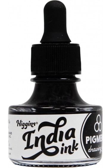 Higgins Calligraphy Ink: Higgins Waterproof India Ink 16oz
