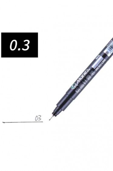 Marie’s Micro-Line Pen: Micro-Line Black 01
