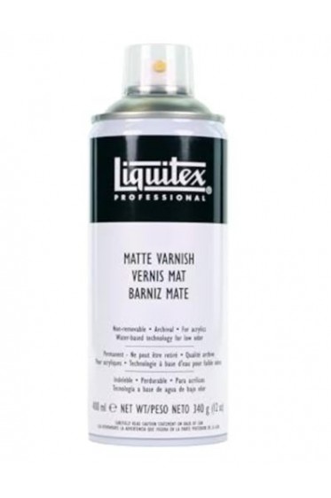 Liquitex Spray Paint: Liquitex Spray Medium Matt Varnish 400ml