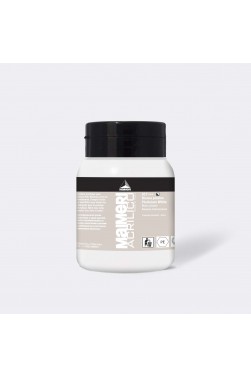 Maimeri Acrilico Acrylic: Platinum White 500ml