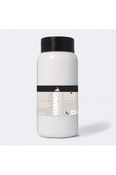 Maimeri Acrilico Acrylic: Titanium White 1000ml
