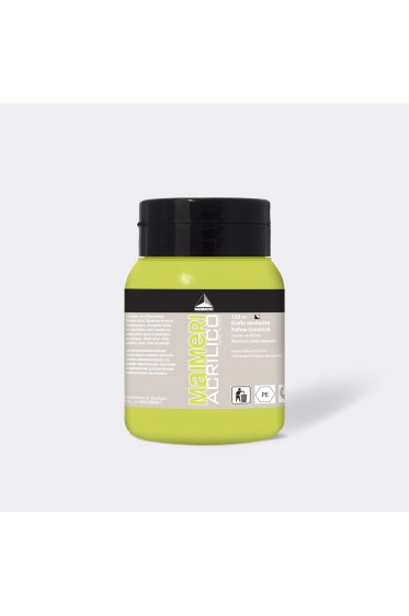Maimeri Acrilico Acrylic: Greenish Yellow 500ml