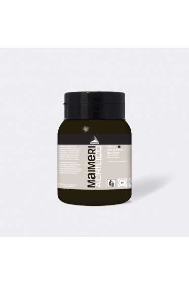 Maimeri Acrilico Acrylic: Mars Black 500ml