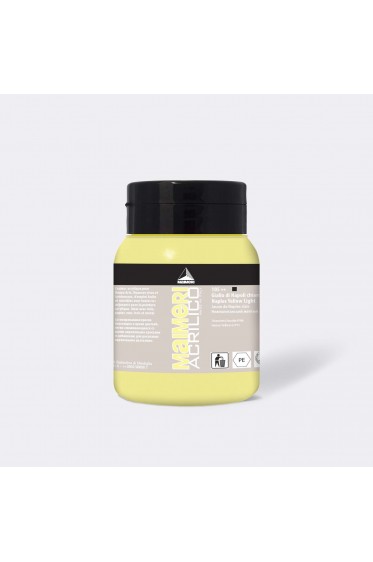 Maimeri Acrilico Acrylic: Naples Yellow Light 500ml