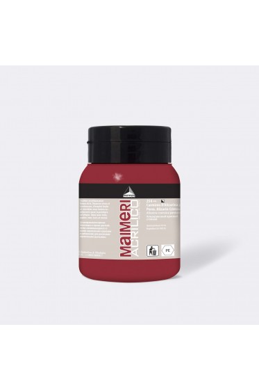 Maimeri Acrilico Acrylic: Permanent Alizarine Crimson 500ml