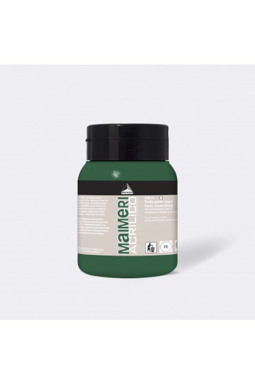 Maimeri Acrilico Acrylic: Permanent Green Deep 500ml